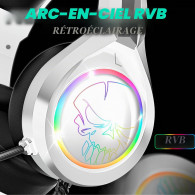 Micro Casque Gaming Spirit Of Gamer Pro H8 RGB Noir