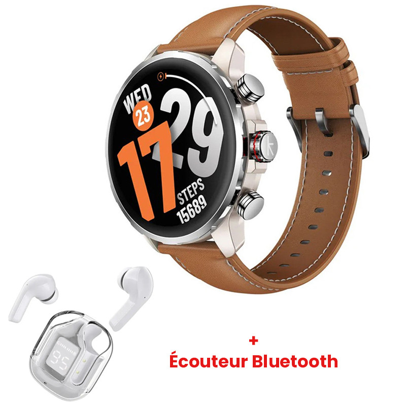 Montre Connectée Kieslect KR3 46.7mm Gold En Tunisie