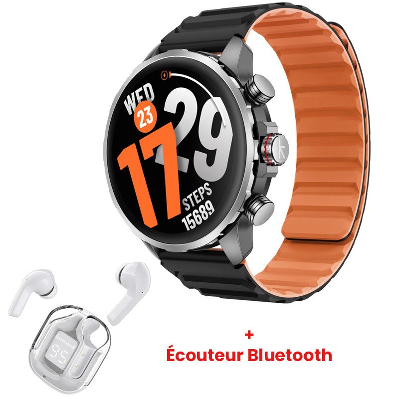 Montre Connectée Kieslect KR3 46.7mm Noir En Tunisie