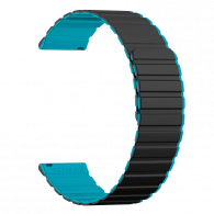 Ceinture Smartwatch kieslect Dual-Tone Strap 22mm Noir & Bleu en Tunisie