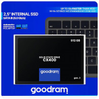 Disque Dur SSD Interne Goodram CX400 512 Go SATA III  En Tunisie