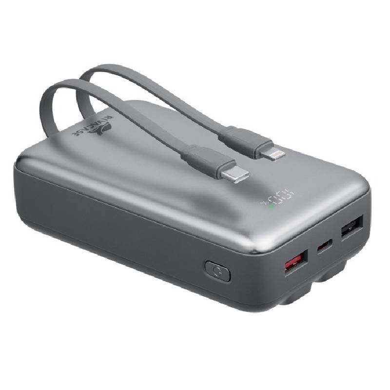 Power Bank Rivacase VA2612 20 000 mAh 30W Gris En Tunisie