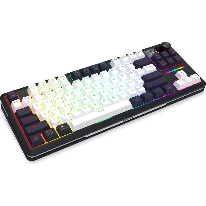 Clavier Gamer Mécanique Redragon K746 Wildslash Pro RGB Noir & Blanc en Tunisie