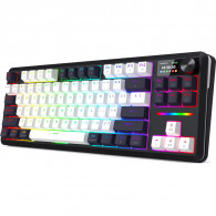 Clavier Gamer Mécanique Redragon K746 Wildslash Pro RGB Noir & Blanc en Tunisie