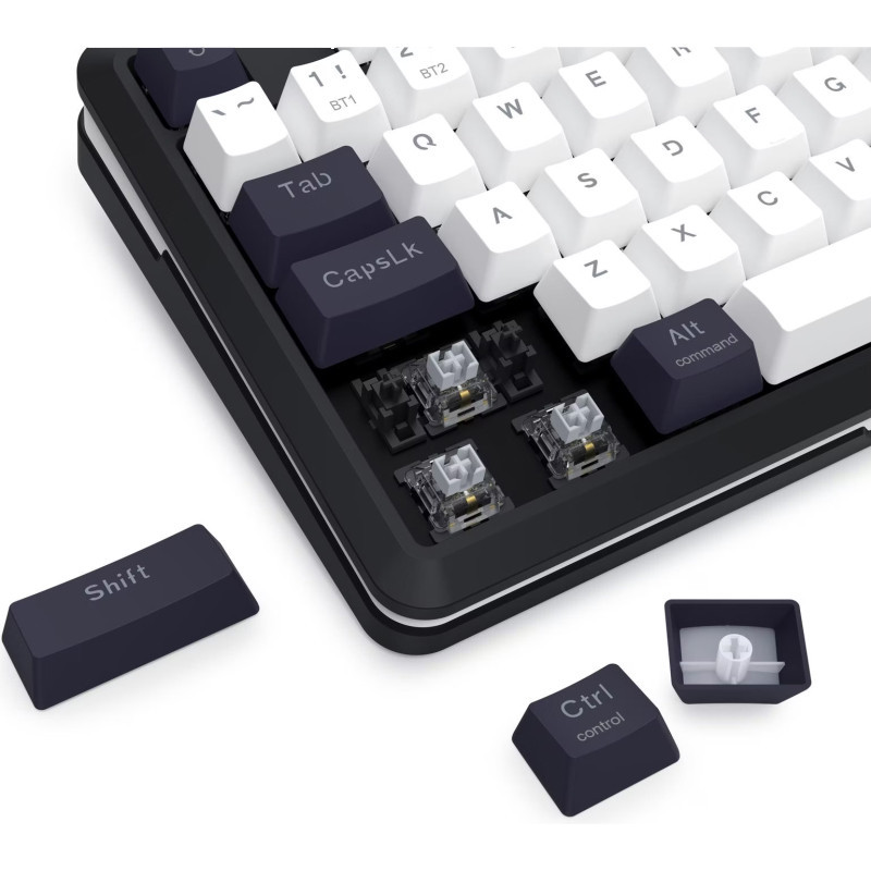 Clavier Gamer Mécanique Redragon K746 Wildslash Pro RGB Noir & Blanc en Tunisie