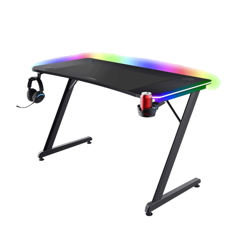 Bureau de Gaming Trust GXT 710 Luminus RGB Noir en Tunisie