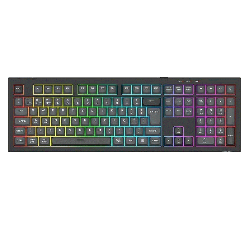 Clavier Gamer Filaire Redragon Crux K518 RGB Noir en Tunisie