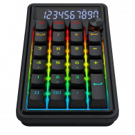 Pavé numérique Sans Fil Redragon K733 Cove RGB Noir en Tunisie