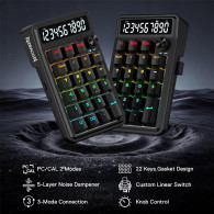 Pavé numérique Sans Fil Redragon K733 Cove RGB Noir en Tunisie