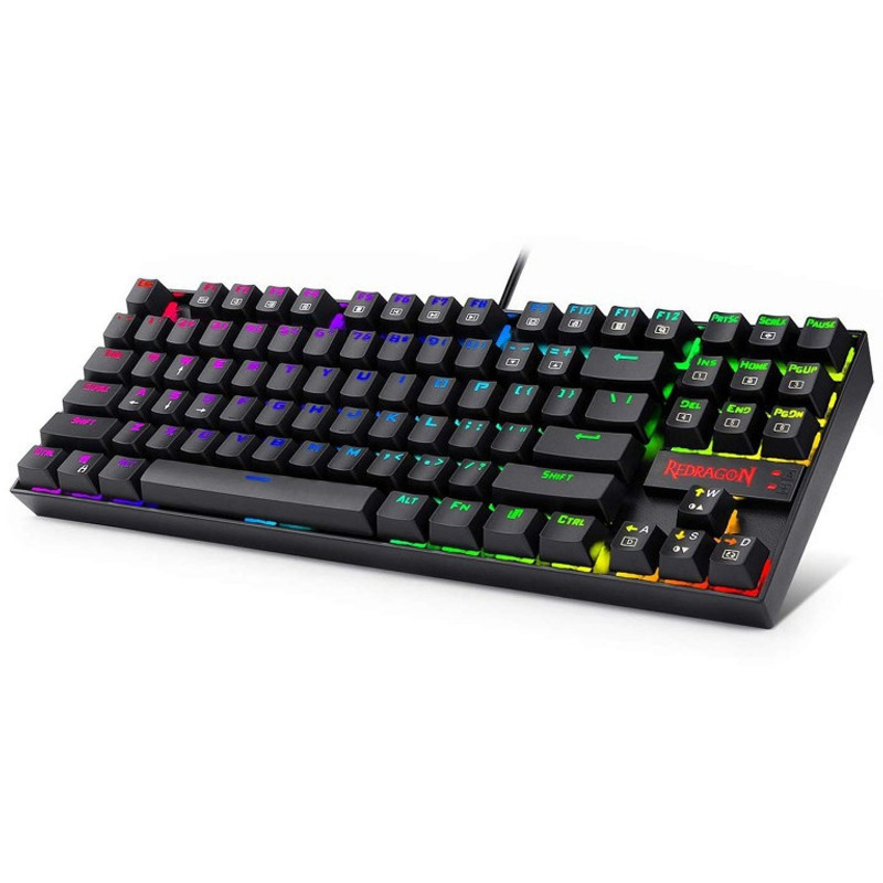Clavier Filaire Redragon Kumara Mecanique K552 RGB Noir en Tunisie