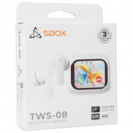Écouteur Bluetooth Sbox EB-TWS08 ANC Blanc en Tunisie