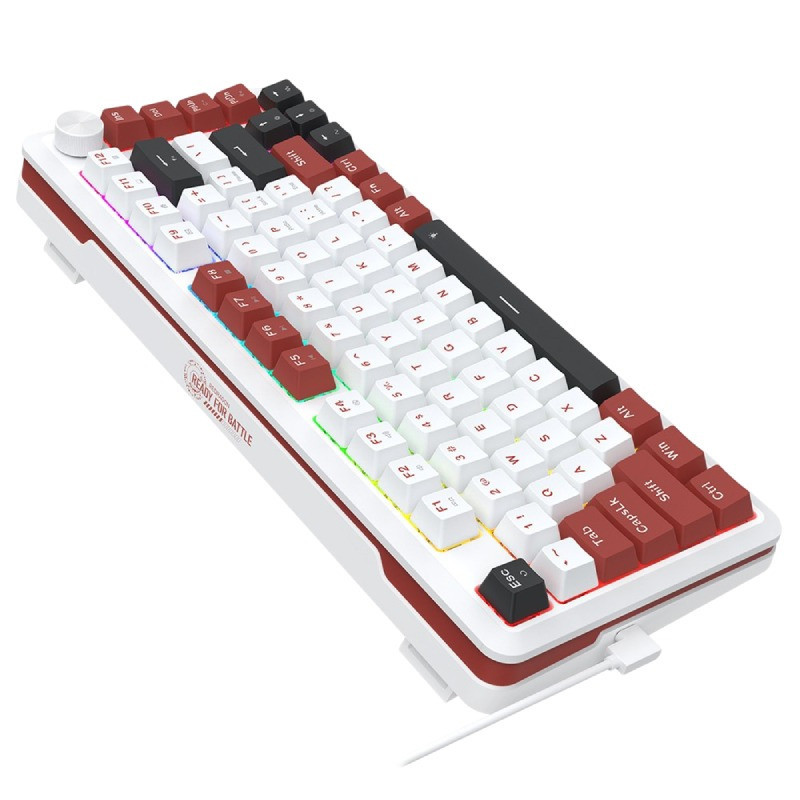 Clavier Gamer Filaire Redragon K721 WRB TKL RGB Rouge en Tunisie