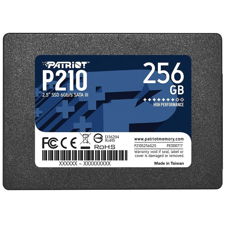 Disque Dur SSD Interne Patriot P210 256Go SATA III 2.5'' en Tunisie