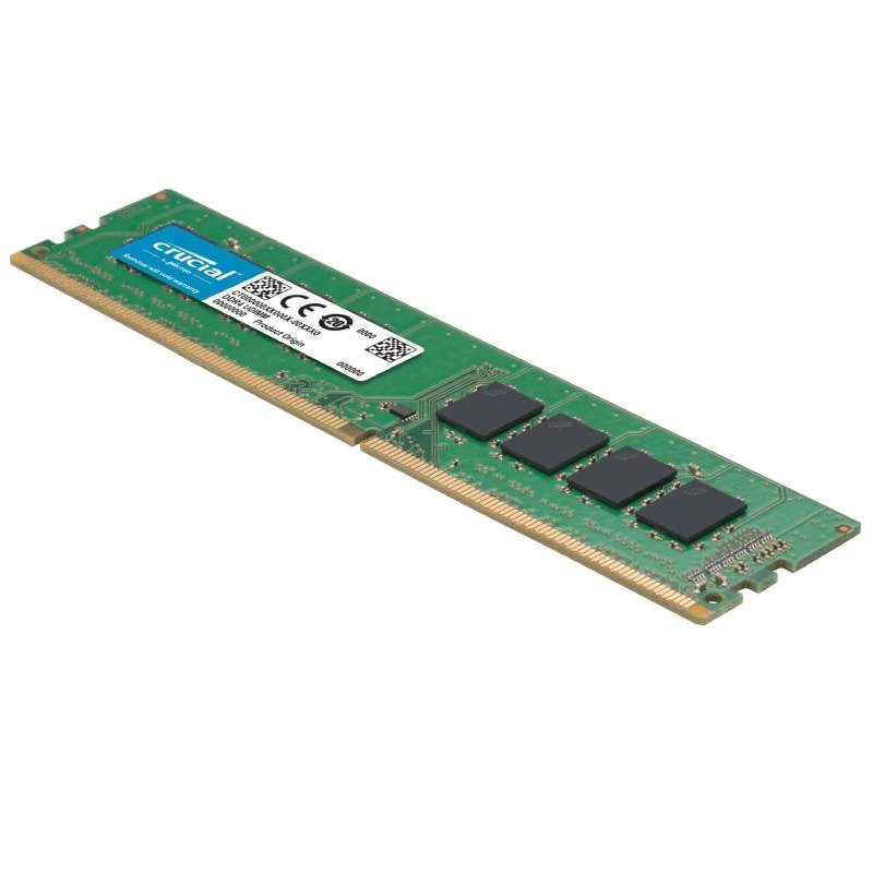 Barrette Mémoire Crucial 8Go DDR4 3200 MHz en Tunisie