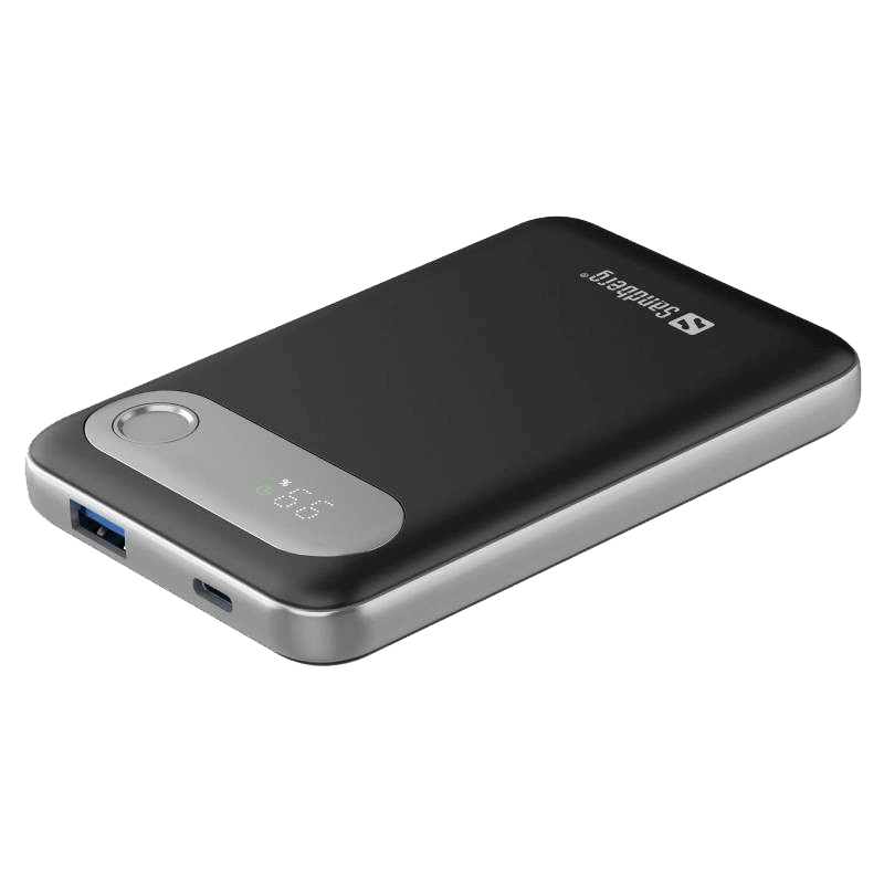 Power Bank Sandberg 421-16 10000 mAh 22.5 W Noir en Tunisie