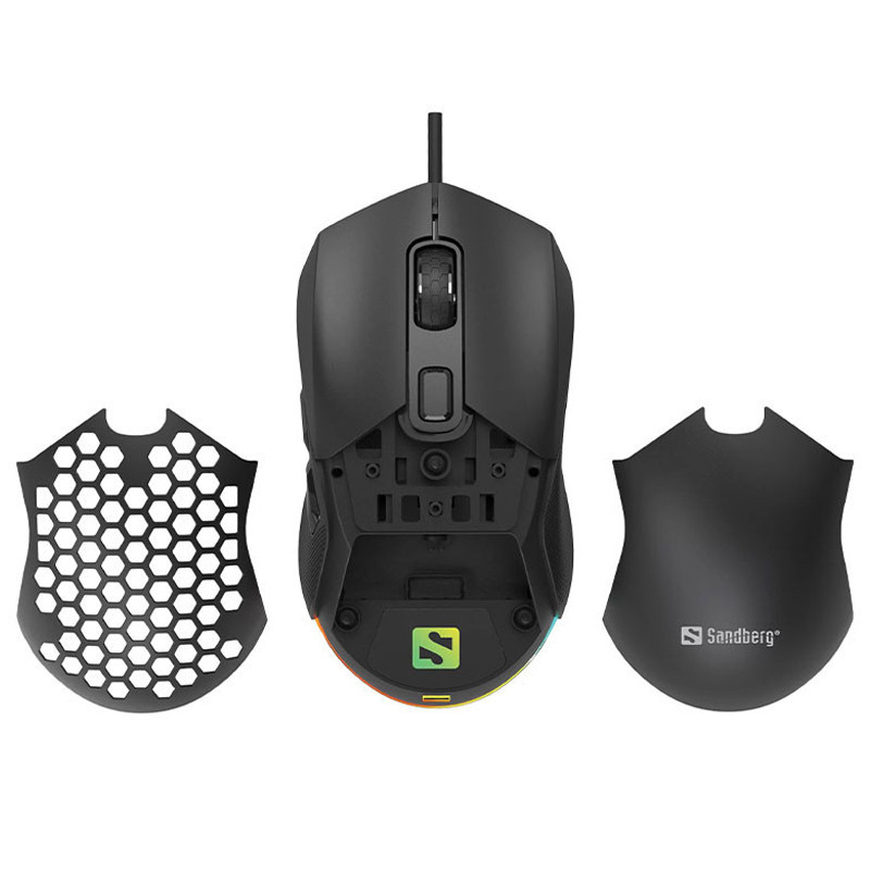Souris Gaming Sandberg 640-28 RGB Noir en Tunisie