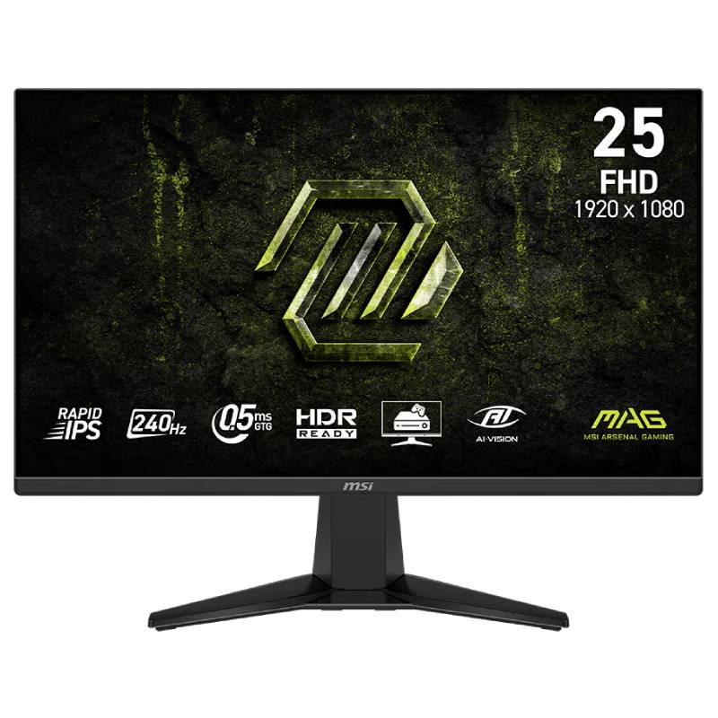 Ecran Gaming MSI Mag 255F X24 24.5" Full HD Fast IPS 240Hz en Tunisie