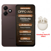 Oppo A6c 4Go 128Go Marron en Tunisie