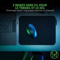 Souris Gamer Sans Fil Razer Orochi V2 Noir en Tunisie