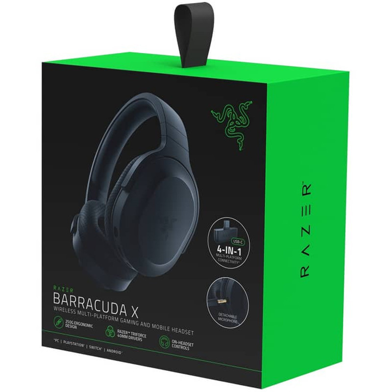 Micro Casque Sans Fil Gaming Razer Barracuda X  Noir En Tunisie