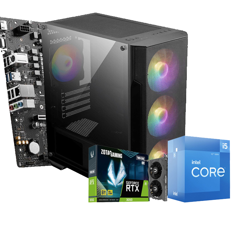 Pc de Bureau Gamer MAX 506 i5 12Gén 16Go 1To SSD  RTX 3050 6Go En Tunisie