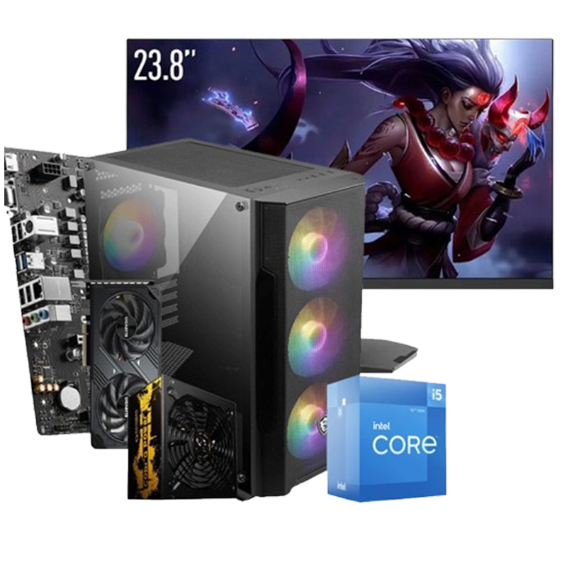 Pc de Bureau Gamer Max 502 23.8" i5 11Gén 16Go 1To SSD  RTX 5050 8Go En Tunisie