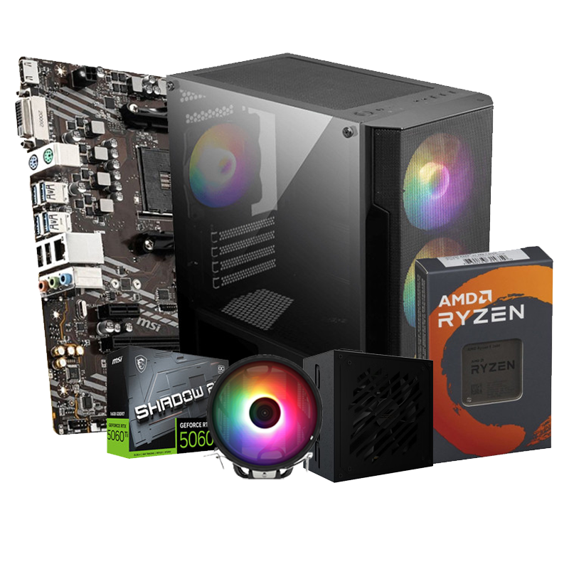 Pc Gamer Apex R505 Ryzen 5 16Go 512Go SSD RTX 5060Ti en Tunisie