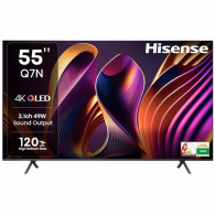 TV Hisense 55Q7N 55" QLED 4K Vidaa Smart Tv Noir en Tunisie