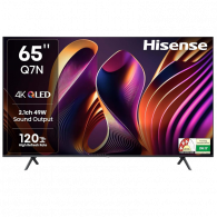 TV Hisense 65Q7N 65" QLED 4K Vidaa Smart Tv Noir en Tunisie