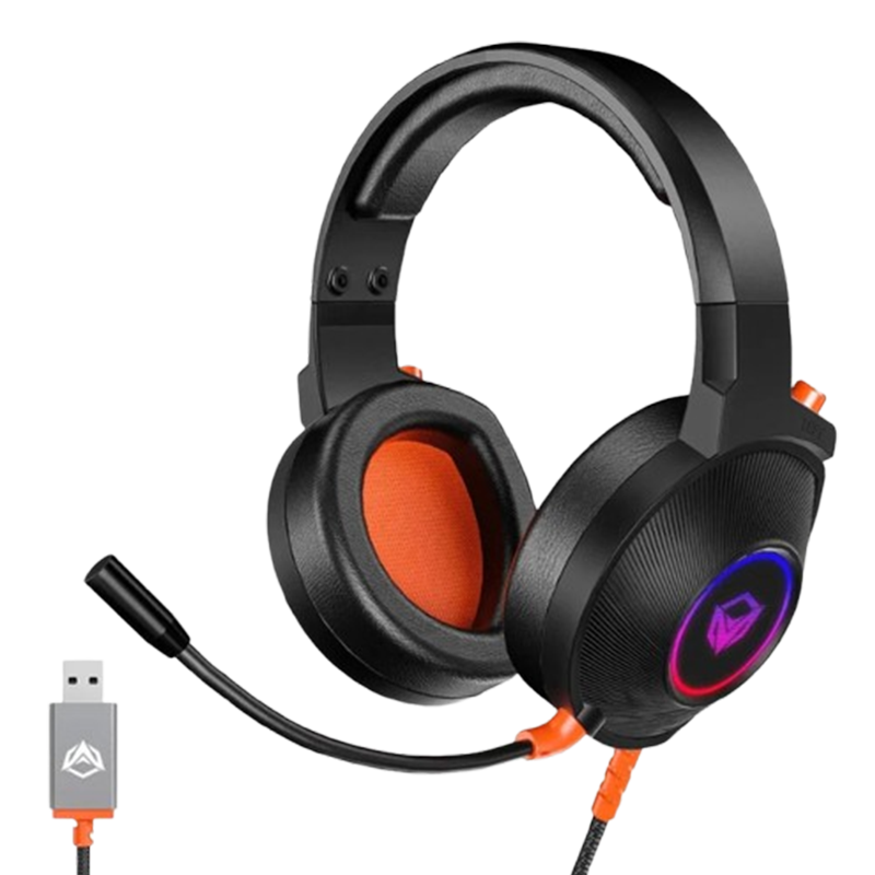 Micro Casque Gaming Meetion HP012 RGB Noir En Tunisie