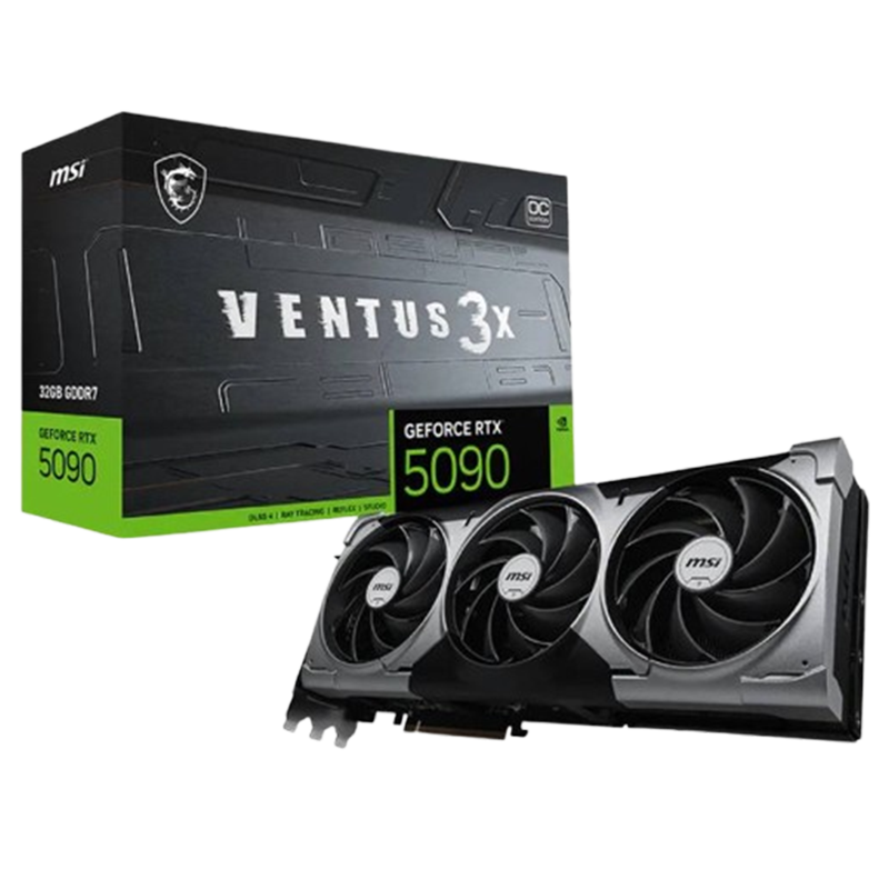 Carte Graphique MSI GeForce RTX 5090 32Go Ventus 3X OC GDDR7 En Tunisie