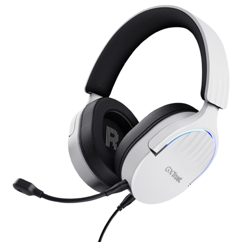 Micro Casque Gaming Trust GXT 490 FAYZO Blanc en Tunisie