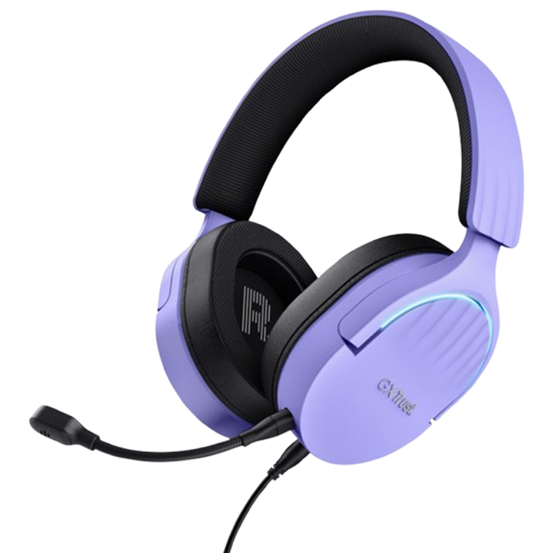 Micro Casque Gaming Trust GXT 490 FAYZO Violet en Tunisie