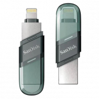 Clé USB Sandisk iXpand Flash Drive 64 Go USB Type A + Lightning Gris en Tunisie
