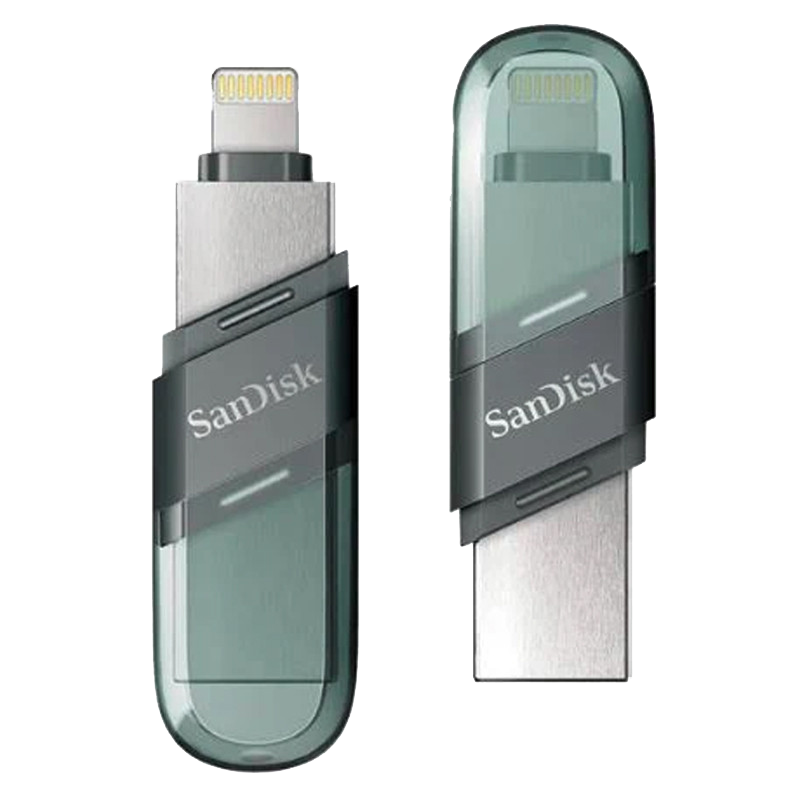 Clé USB Sandisk iXpand Flash Drive 64 Go USB Type A + Lightning Gris en Tunisie