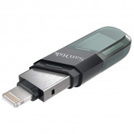 Clé USB Sandisk iXpand Flash Drive 64 Go USB Type A + Lightning Gris en Tunisie