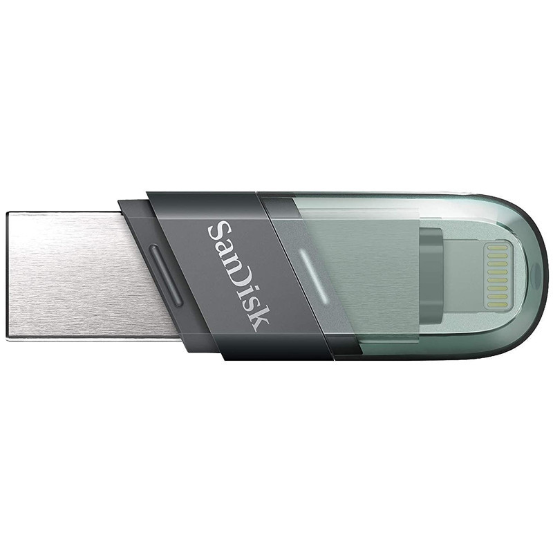 Clé USB Sandisk iXpand Flash Drive 64 Go USB Type A + Lightning Gris en Tunisie