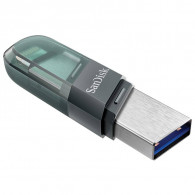 Clé USB Sandisk iXpand Flash Drive 64 Go USB Type A + Lightning Gris en Tunisie