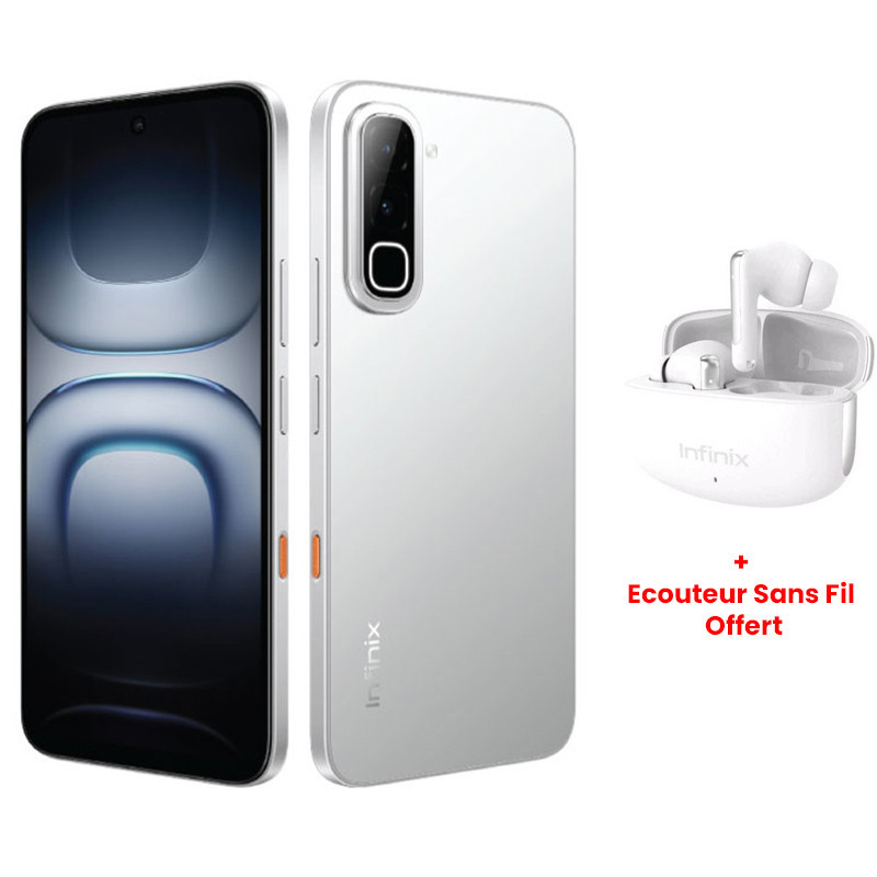 Smartphone Infinix Hot 70 4G 12Go 128Go Silver en Tunisie