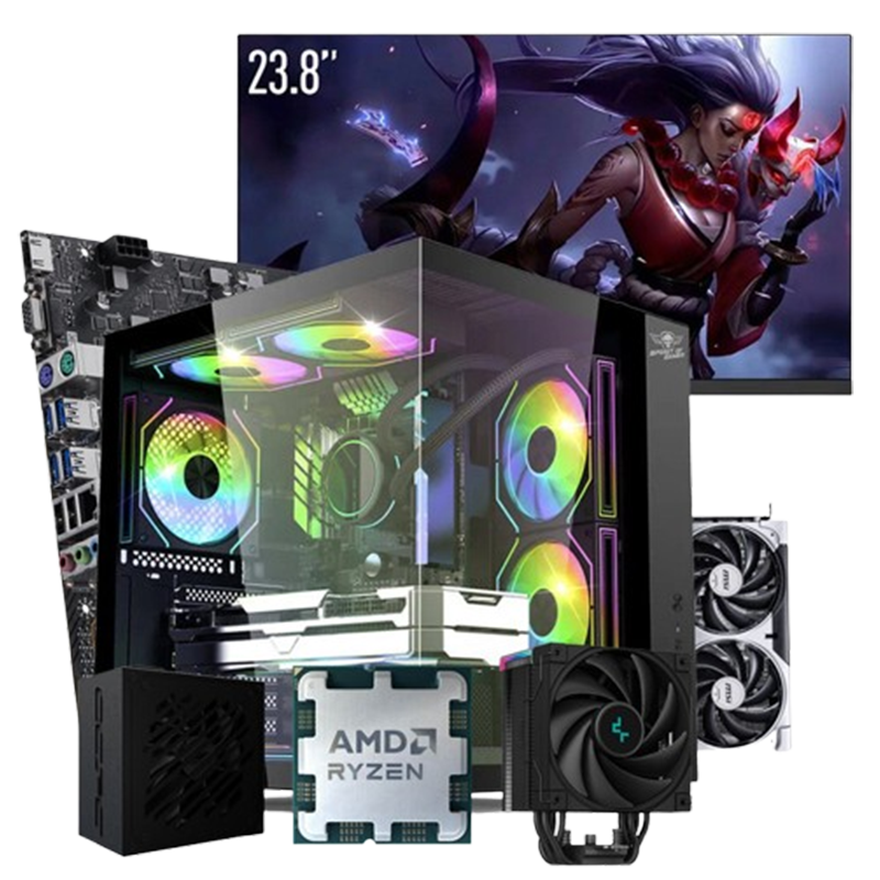 Pc Gamer Apex R524 Ryzen 5 32Go 1To SSD AMD Radeon 8Go Noir en Tunisie