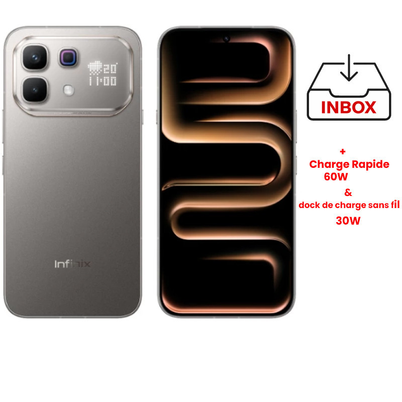 Smartphone Infinix Note 60 Pro 5G 12Go 256Go Titan en Tunisie