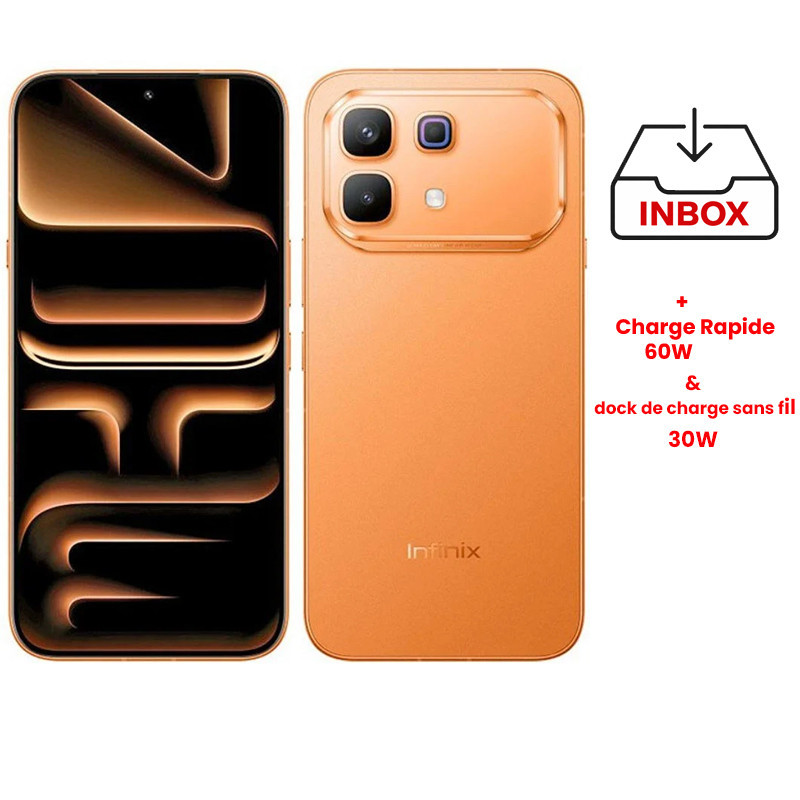 Smartphone Infinix Note 60 Pro 5G 12Go 256Go Orange en Tunisie