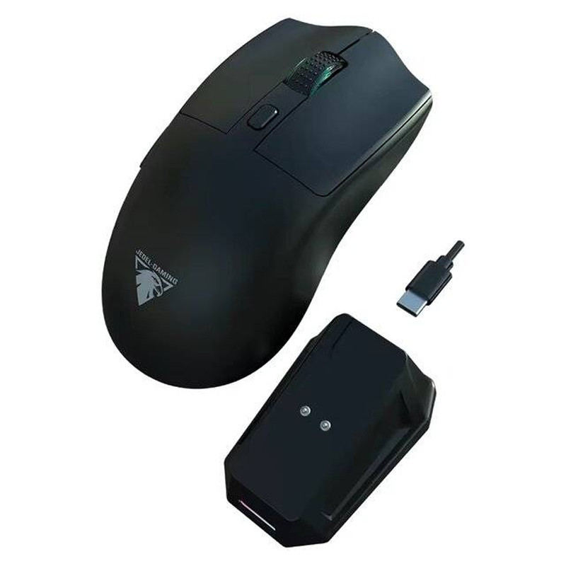 Souris Gamer Sans Fil Jedel WD139 Noir + Station De Charge Magnétique En Tunisie