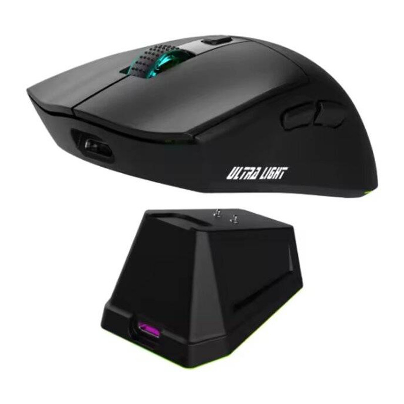 Souris Gamer Sans Fil Jedel WD139 Noir + Station De Charge Magnétique En Tunisie