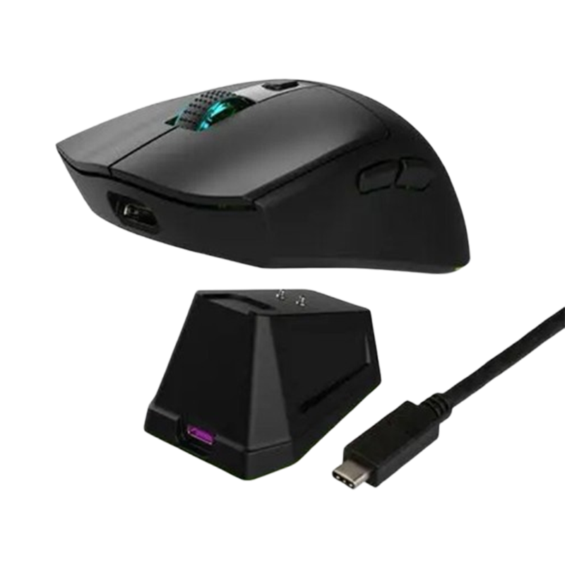 Souris Gamer Sans Fil Jedel WD139 Noir + Station De Charge Magnétique En Tunisie