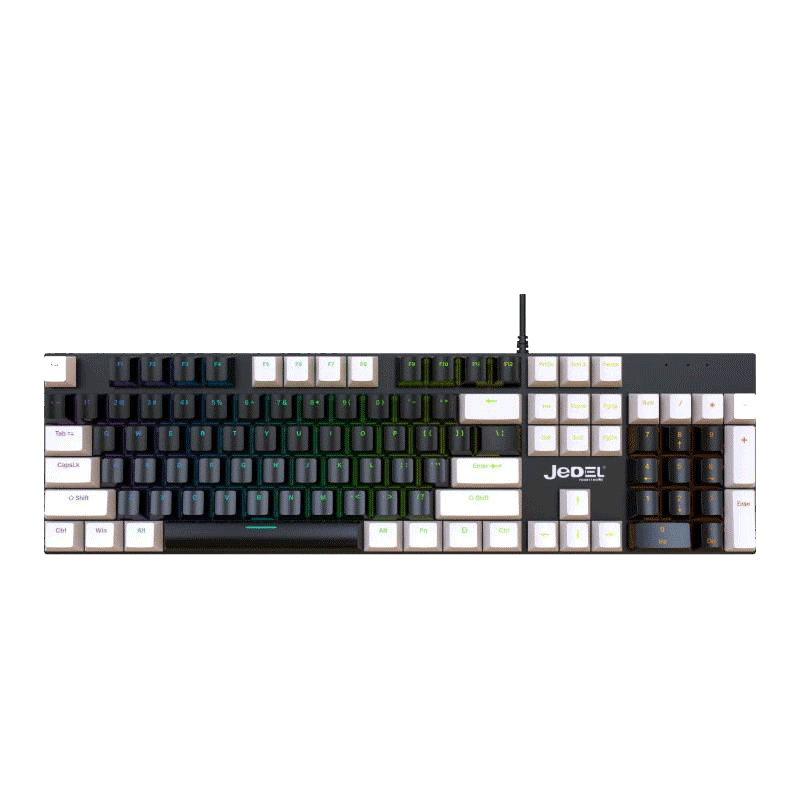 Clavier Gamer Filaire Mécanique Jedel KL-95D Noir en Tunisie