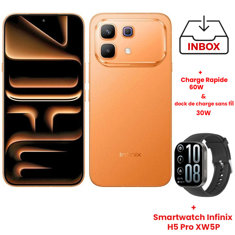 Smartphone Infinix Note 60 Pro 5G 12Go 256Go Orange en Tunisie