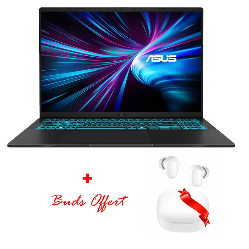 Pc Portable Asus VivoBook 15 V3607VM Core 7 240H 16Go 512Go SSD RTX 5060 en Tunisie