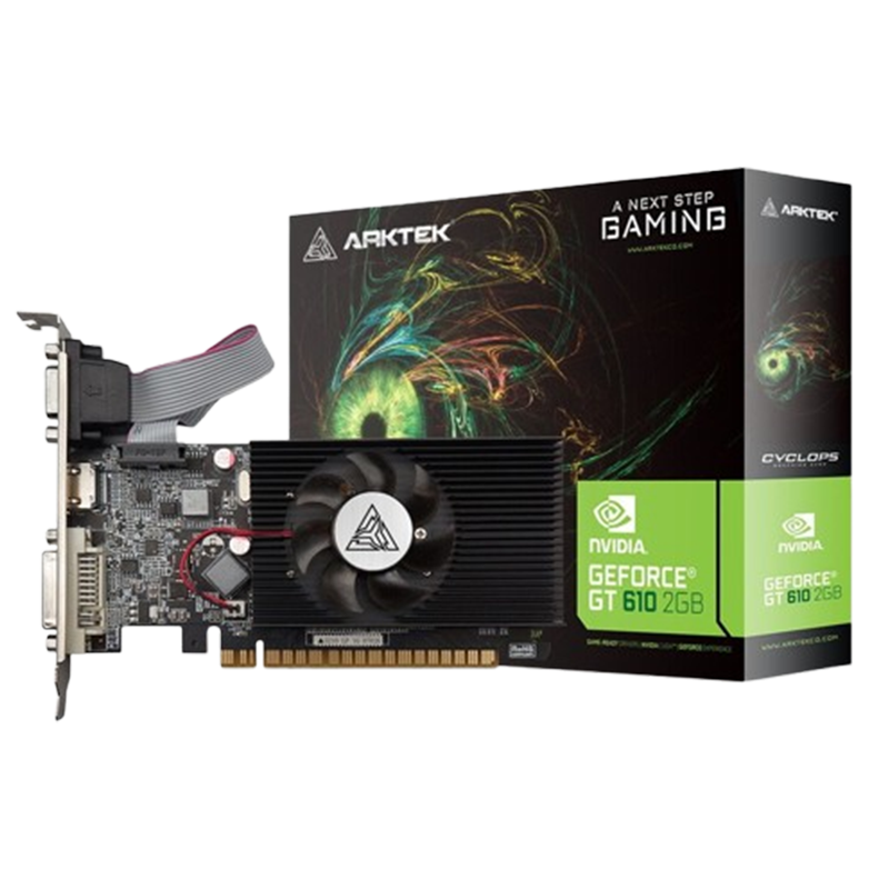 Carte Graphique Arktek Nvidia Geforce GT610 2Go DDR3 En Tunisie