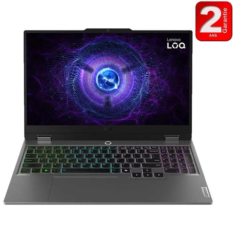 Pc Portable Gamer Lenovo LOQ 15IRX9 i5 13Gén 24Go 512Go SSD Windows 11 Pro en Tunisie